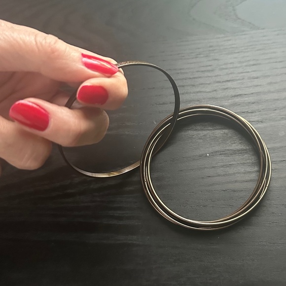 Macy’s | Interlocking Bronze Bangles NWOT - Picture 4 of 9